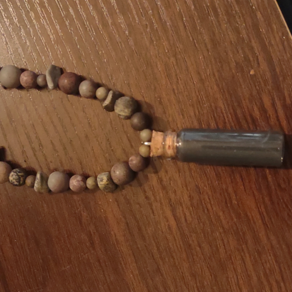 Semi precious beaded necklace